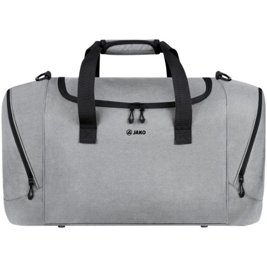 Afbeeldingen van Sporttas Challenge lichtgrijs gemeleerd