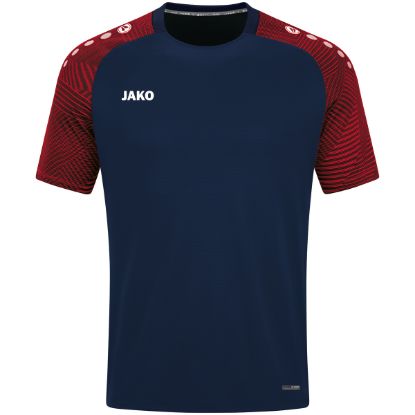 Afbeeldingen van T-shirt Performance marine/rood