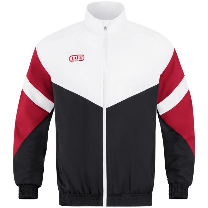 Afbeeldingen van Vest Retro zwart/wit/rood